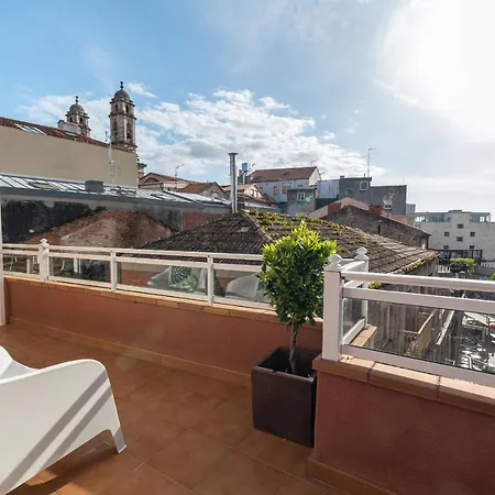 Atico En El Corazon De Vigo Appartement Buitenkant foto